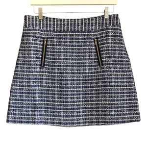 Ann Taylor Tweed Skirt. Hidden Side Zipper. Size 10P. Like New!